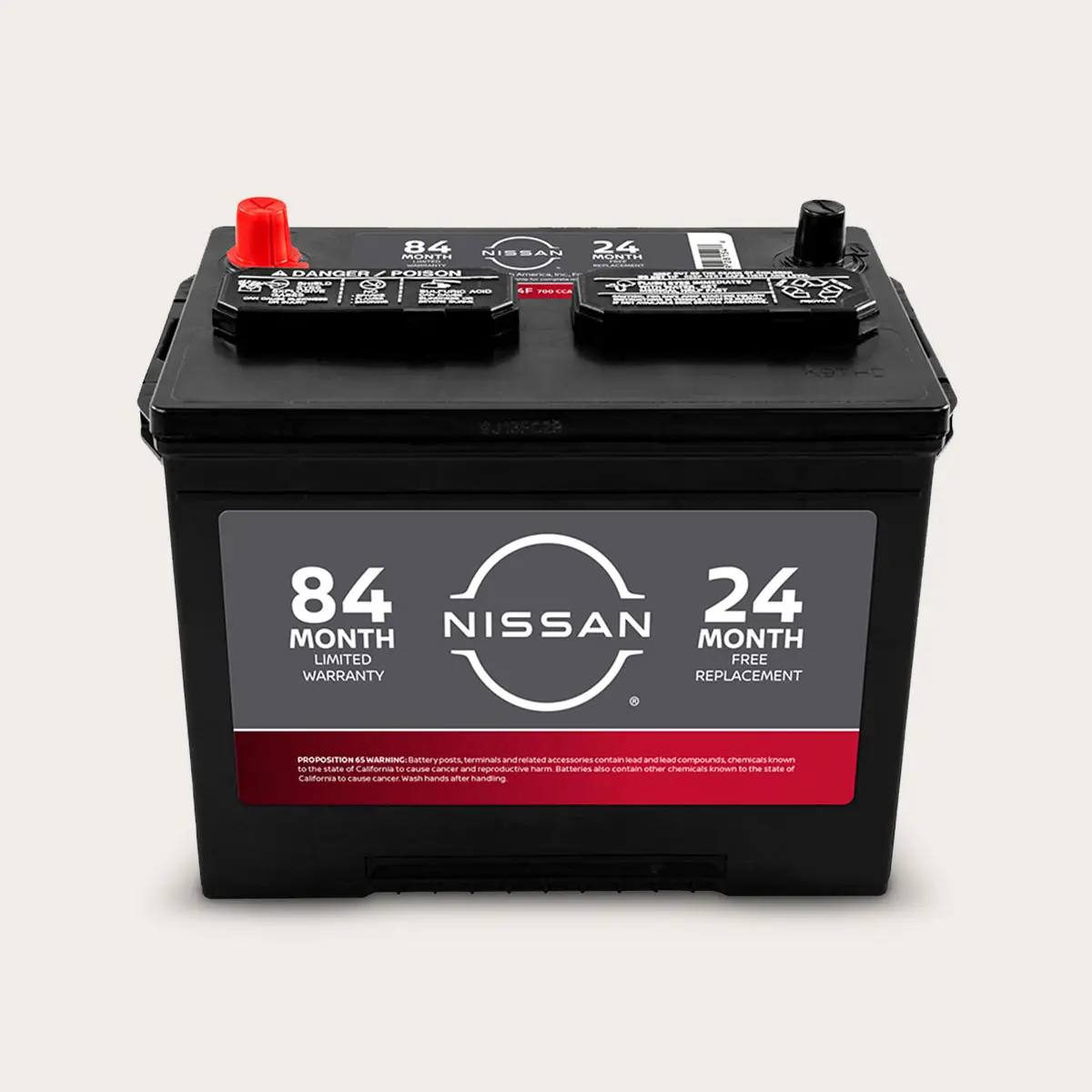 Nissan Car Battery 84 Month Limited Warranty 24 month free replacement