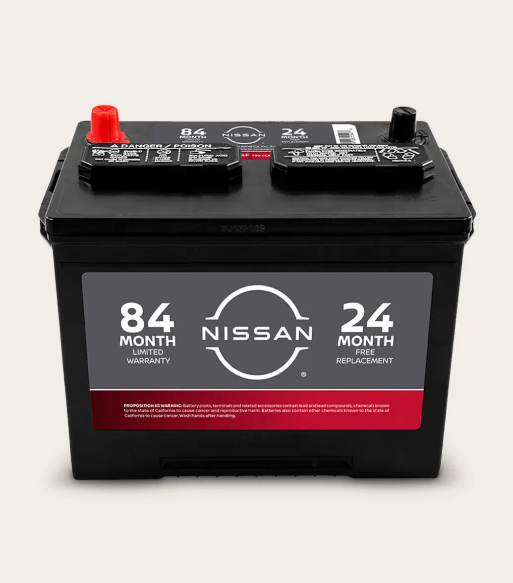 Nissan Car Battery 84 Month Limited Warranty 24 month free replacement